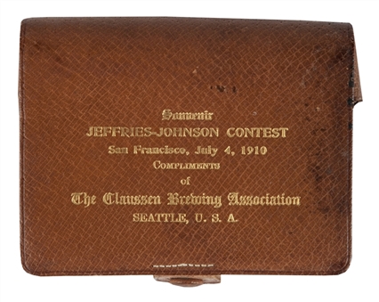 1910 Jeffries-Johnson Boxing Match Souvenir Playing Cards